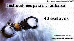 Are you ready to be slave number 18 in this Spanish BDSM JOI session?