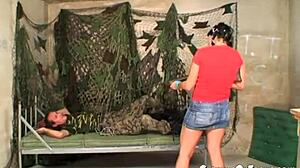 Naive Teen Bangs Military Oldie