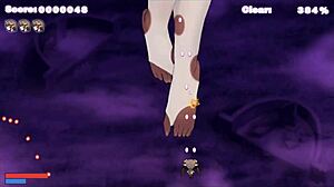 Succubus Chan Undresses Giant Waifu In Hentai Game Episode