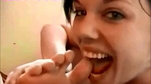 got an oral fixation for feet in this wild fetish compilation, wanna see more?