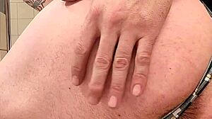 Showing Off My Phat Azz in Bathroom with Big Ass Thong Panties