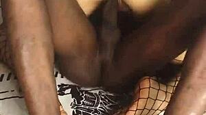 Black Man With Monster Cock Fucks Milf's Big Pussy In Intense Sex Scene