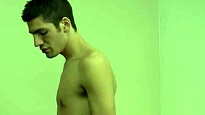 Straight guy sucks cock and rides hard in gay encounter