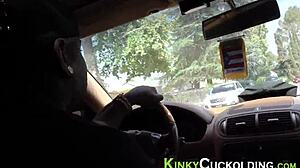 threeway babe humiliated with cum in mouth