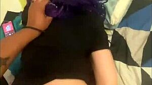 Purple Dreadhead Babe Sucks And Fucks Black Guy With Dirty Talk