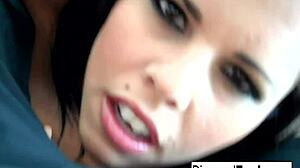 Diamond gets naked and masturbates