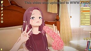 Hentai Teen Girl Teased and Played With in Anime Scene