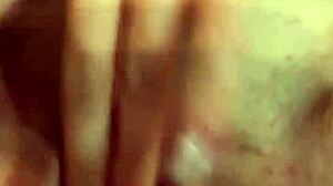 Ritafox boldly masturbates shaved redhead pussy on webcam