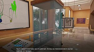 Black guy with big cock fucks college girl in doggystyle, riding, cum in pussy during gameplay.