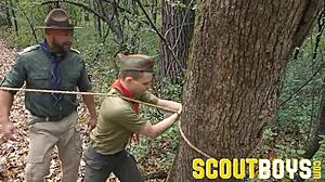 Scoutboys Twinks Caught and Taken by Older Man.