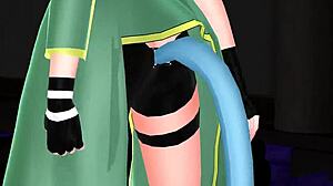 Sinon from Sword Art Online in hot MMD action! 🔥