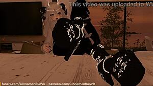 Foot slave's teasing reward in VRChat