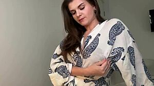 stepmom caught by stepson cumming in her bedroom