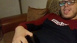 Blowjob after intense gay fucking session