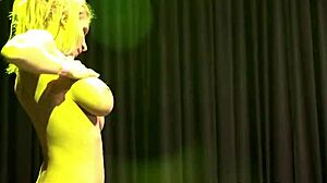 Threesome Striptease Scandal On Public Stage