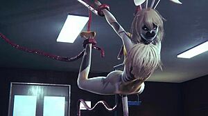 yaoi femboy furry anubis dogboy and mew catboy have hard sex with bunnyboy in threesome