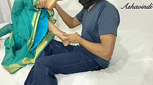 Desi Teacher's Epic Foot Job Tease