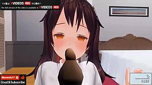 Oh man, this uncensored japanese hentai anime with handjob and blowjob asmr... earphones recomended, it's so intense!