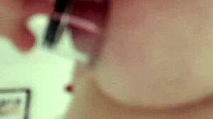 Amateur Tits Tested with Nipple Suction Cups in Close-Up