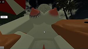 Cute milf Reshak3 jumps on a hard dick after playful teasing. Her tight pussy and perky ass steal the show.