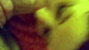 She loves sucking my cock in this casual scene