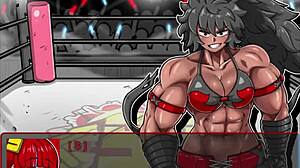 Who wins the SB catfight part 3 with bondage and lesbian action?