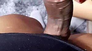 Fucking pussy and cumming inside ass