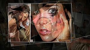 nicole heat in hardcore gangbang cumshot scene