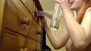 Teen Amateur Practices Cocksucking Skills with Dildo and Toys