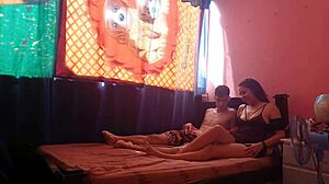 colombian schoolgirl arrives home for homemade sex favor in bedroom