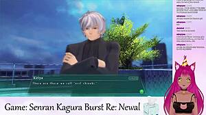 vtuber lewdneko plays senran kagura burst part 1