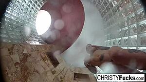 Christy Dahlia And Ivan's Steamy Shower Fun Behind The Scenes