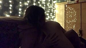 the guy fucked this milf in stockings, making her cum from licking her ass