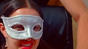 boss grabs my tits at office halloween party, leaving me horny.