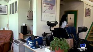 Wow, This Naughty French Nurse Knows How to Seduce Doctors! Look at Those Big Tits!