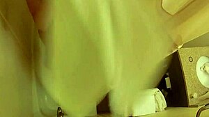 i watch brett rossi showering and touching her big tits... oops