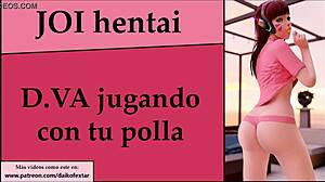 D VA says she wants to play with your cock, follow her instructions!