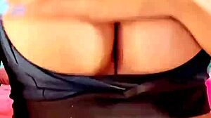 Riding Big Cock In Lingerie, Feeling Intense Pleasure As Pussy Gets Creampied Publicly