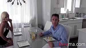 Stepmom Sneaks A Kiss In Front Of Husband Olivia Blu