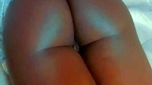 Mr G plays with my beautiful black ass.