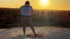 Did you see mamãe noel masturbating to orgasm?