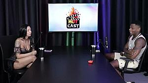 safada checks how many centimeters the cock needs to enter her ass at the party - will mastro sheer red