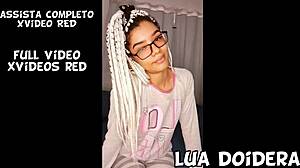 Lua doidera brincando sozinha em casa ate gozar com brinquedinho novo as brazilian ebony teen 18+ masturbates to orgasm with perfect body latina ass in black solo