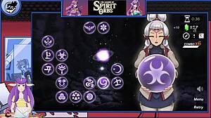 I play Legend of the Spirit Orbs with Paya, and we end up squirting in hentai sex
