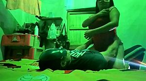 Inviting step-sister for breakfast turns into dirty bed action with big ass