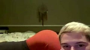 Bold Periscope Show: 18+ Blonde Teen Flashes Tits In Intense Live Action