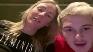 Bold Periscope Show: 18+ Blonde Teen Flashes Tits In Intense Live Action