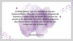 Femdom Joi-Cei 3of12: Feel My Control as I Guide Your Release