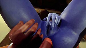 elf and draenei pornstars in sex photoshoot parody