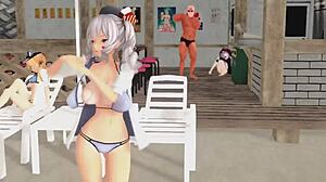 check out this love me if you can mmd r18 featuring prinz eugen and kashima